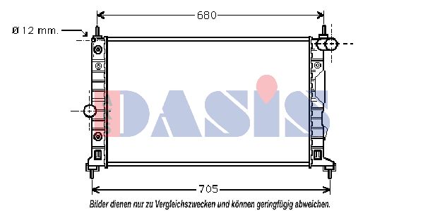 AKS DASIS Radiaator,mootorijahutus 190310N